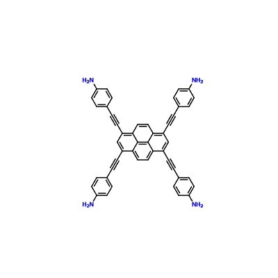 CAS 1404196-75-3|[4,4',4'',4'''-[Piren-1,3,6,8-tetrailtetrakis(etin-2,1-diil)]tetraanilin ]