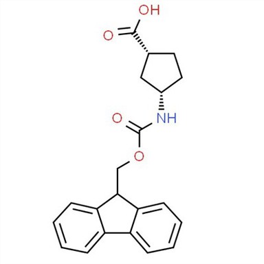 CAS:220497-67-6|(−)-(1R,3S)-N-Fmoc-3-aminosiklopentan Karboksilik Asit