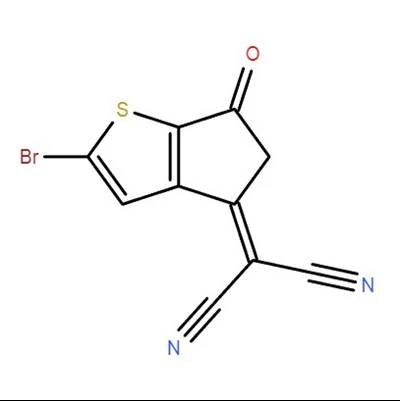 CAS:2446466-88-0|2-(2-Bromo-6-okso-5,6-dihidro-4H-siklopenta[b]tiyofen-4-iliden)malononitril