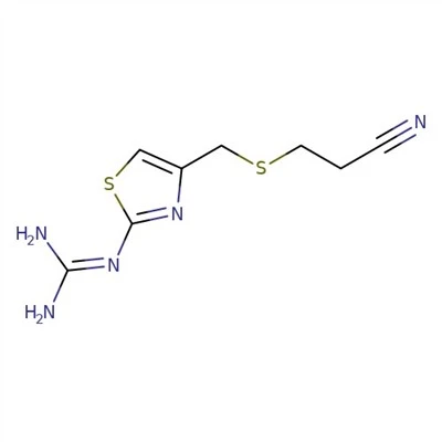 CAS:76823-93-3|2-(4-(((2-Siyanoetil)tio)metil)tiazol-2-il)guanidin